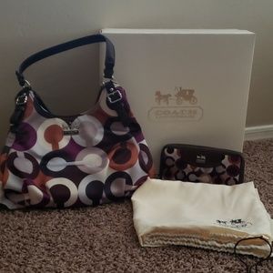 Authentic Coach purse and wallet